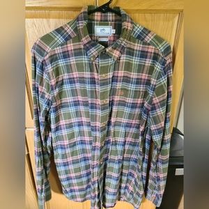 Southern Tide Flannel Shirt Medium classic fit.